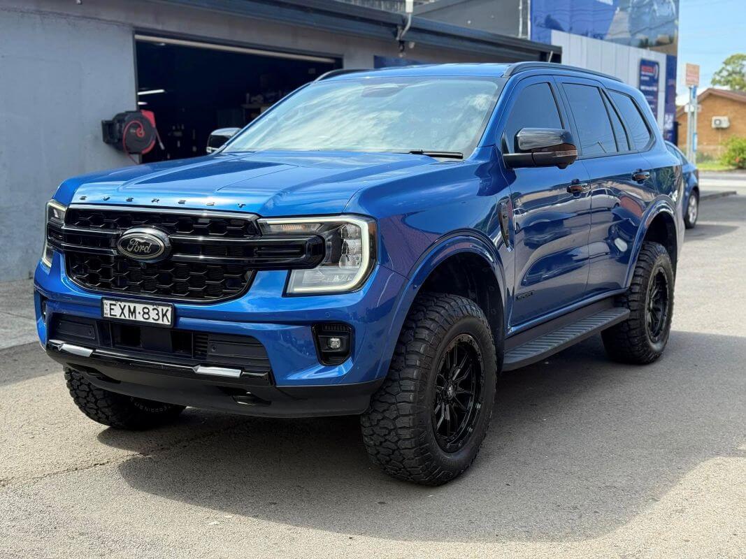 Blue Ford Ranger